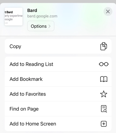 GOOGLE BARD APP