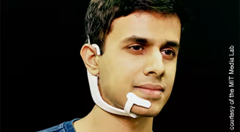 The device, termed AlterEgo has been designed by Arnav Kapur, a resident of India's national capital Delhi who is currently a student of Media Arts and Sciences at the MIT Media Lab.