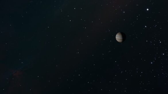 Moon and Jupiter