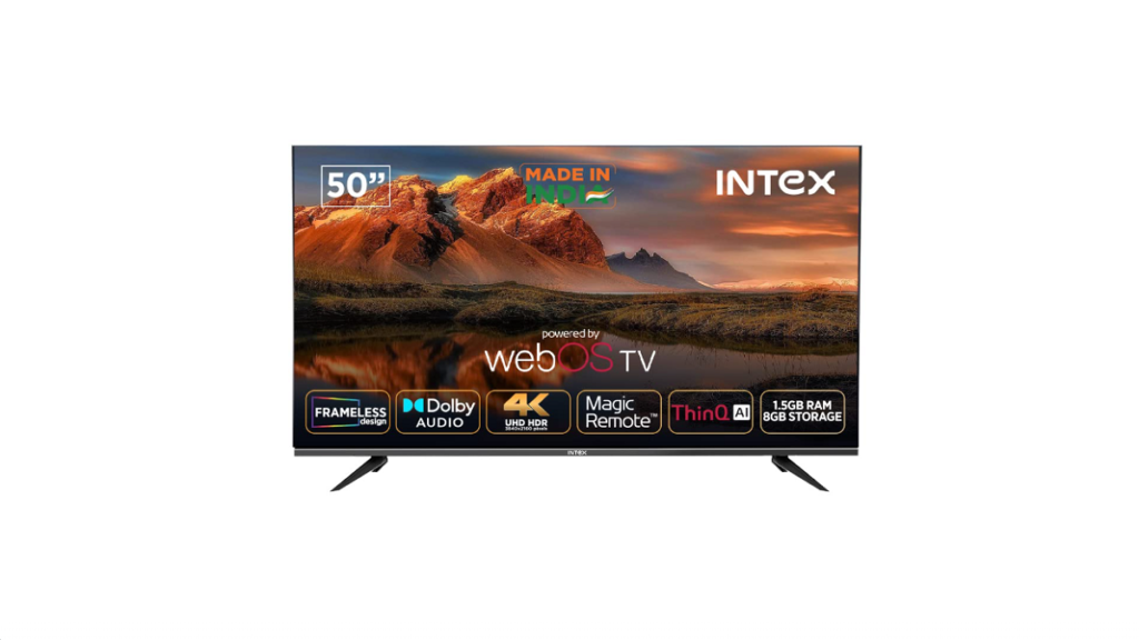 Discount of up to 50% with today's Amazon sale on the best Intex smart TV!