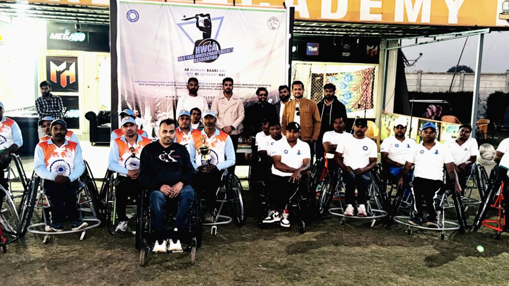 HARYANA WHEELCHAIR CRICKET ASSOCIATION  (HWCA) HOSTS A LANDMARK INTER-ZONAL MATCH ON INTERNATIONAL DAY FOR PERSONS WITH DISABILITIES
Match was between Faridabad Titans and Sonipat Strikers