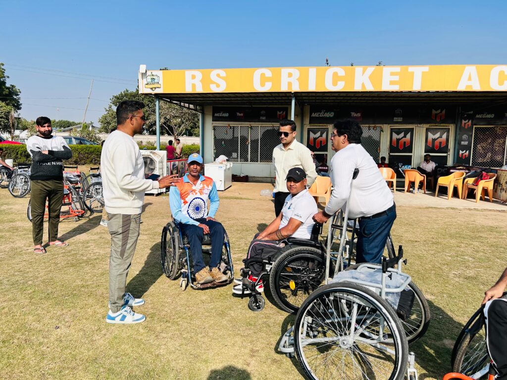 HARYANA WHEELCHAIR CRICKET ASSOCIATION  (HWCA) HOSTS A LANDMARK INTER-ZONAL MATCH ON INTERNATIONAL DAY FOR PERSONS WITH DISABILITIES
Match was between Faridabad Titans and Sonipat Strikers